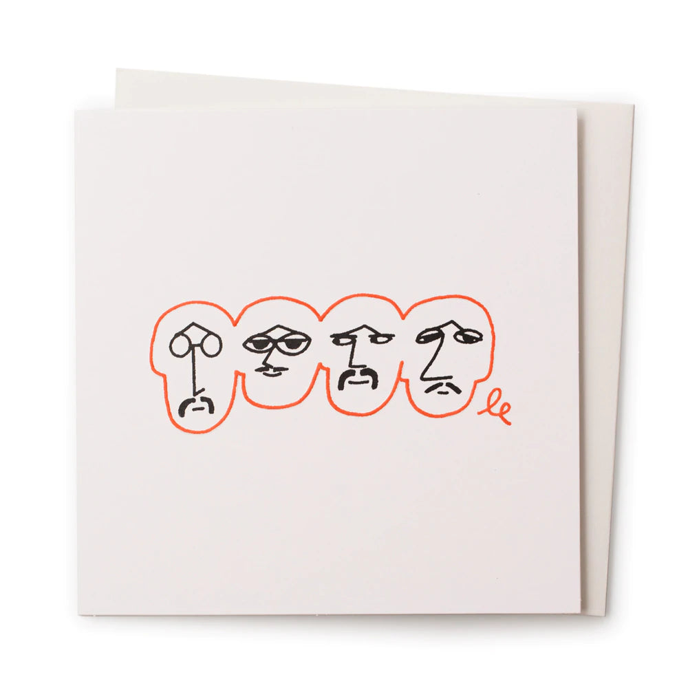 Fab Four Greeting Card