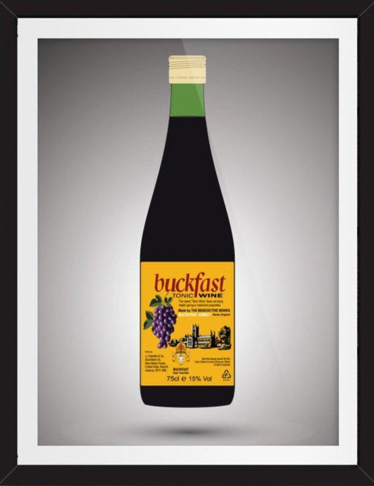 Buckfast Bottle Print
