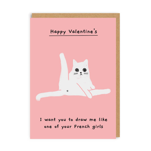 Draw Me Like One Of Your French Girls Greeting Card