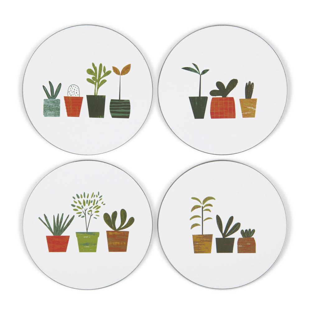 Blanca Gomez Little Plants Coaster Set
