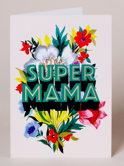 'Super Mama'  Greeting Card