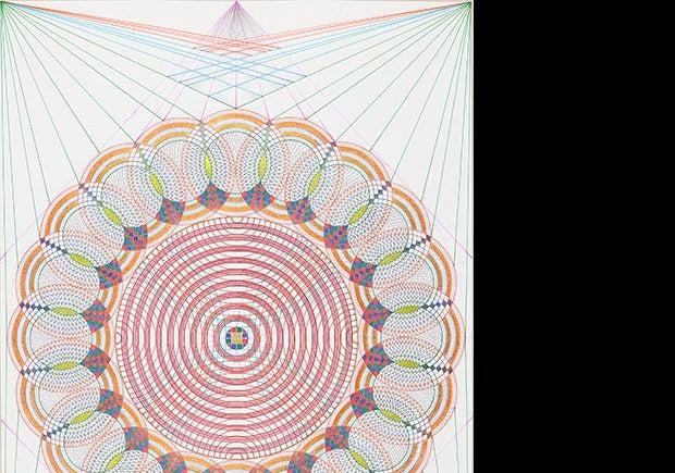 Monir Shahroudy Farmanfarmaian, Sunrise (2018)