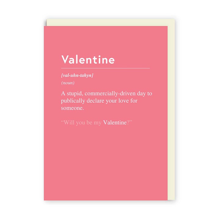 Valentine, Commercially Driven Day Greeting Card
