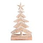 Wooden Tree With Star Decoration