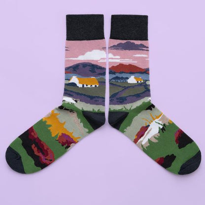 Thatched Cottage Socks - from the Sock Co-Op