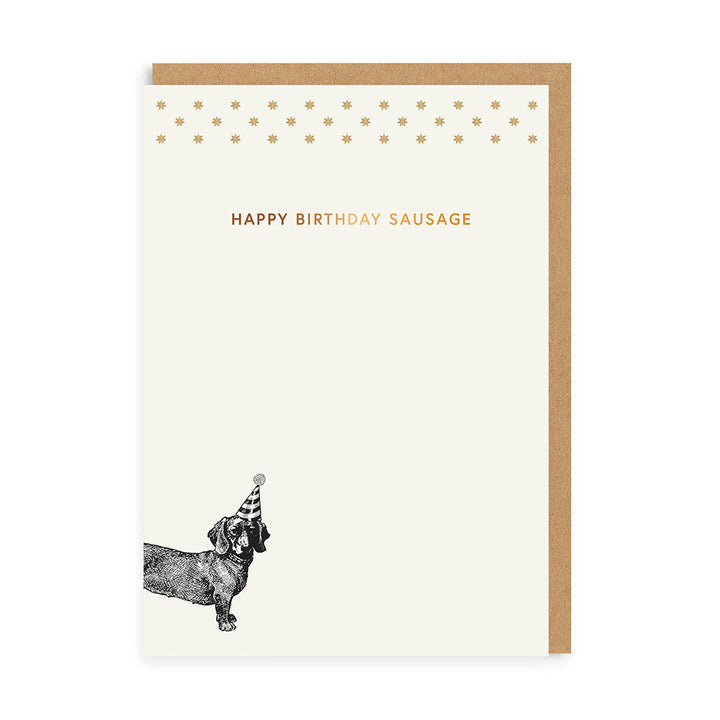 Happy Birthday Sausage Greeting Card