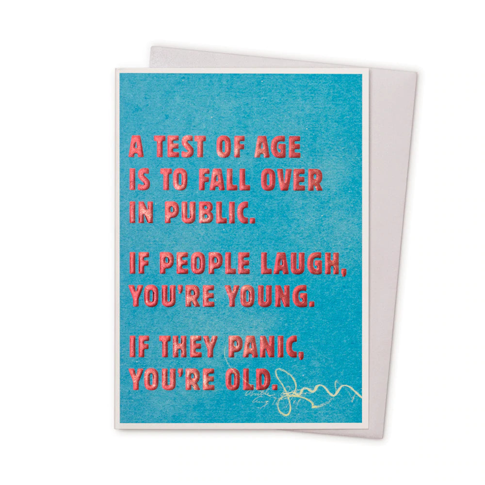 Age Test Greeting Card