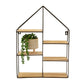 Large Black House Shelf