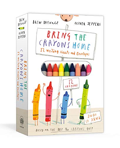 Bring The Crayons Home (12 Writing Sheets and Envelopes)