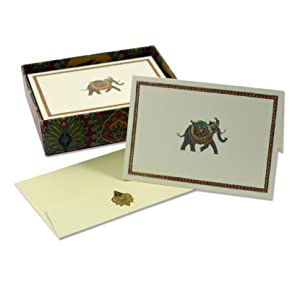 Elephant Festival Boxed Notecards