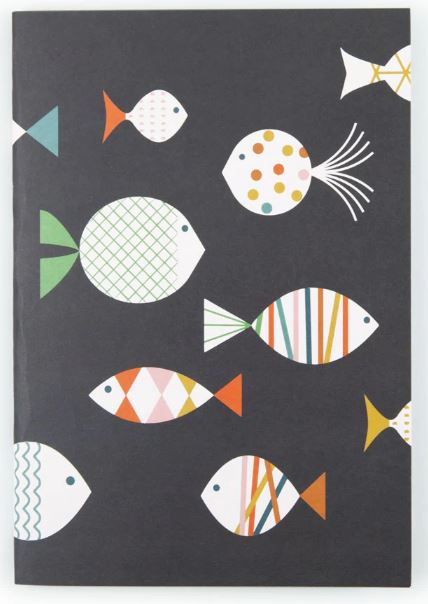 Blanca Gomez 'Fish' A5 Notebook