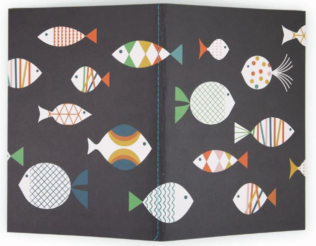 Blanca Gomez 'Fish' A5 Notebook