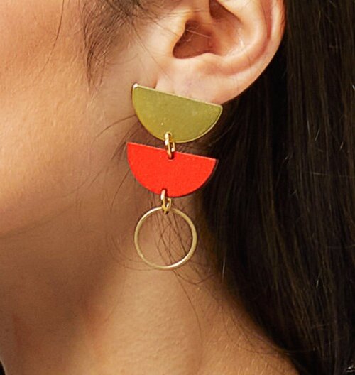 Jenny Red Earrings