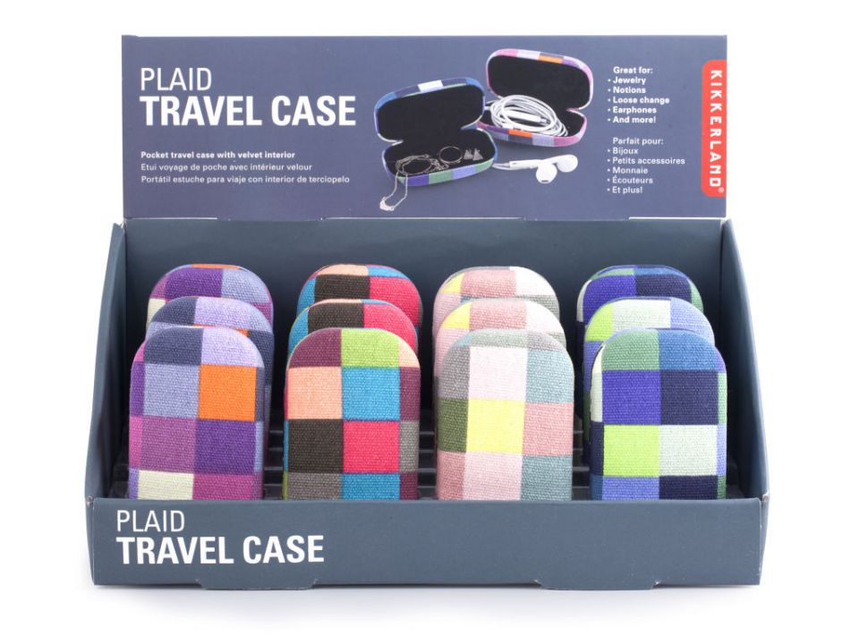 Plaid Travel Case