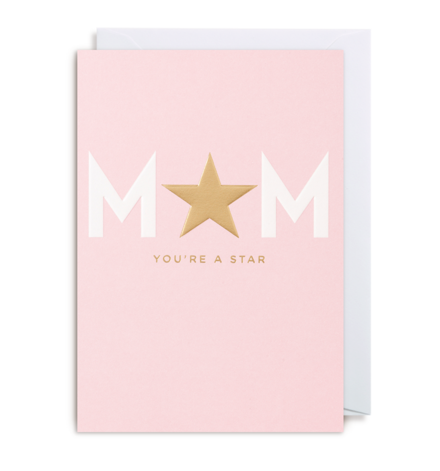Mum You're A Star Greeting Card