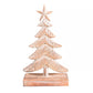 Wooden Tree With Star Decoration